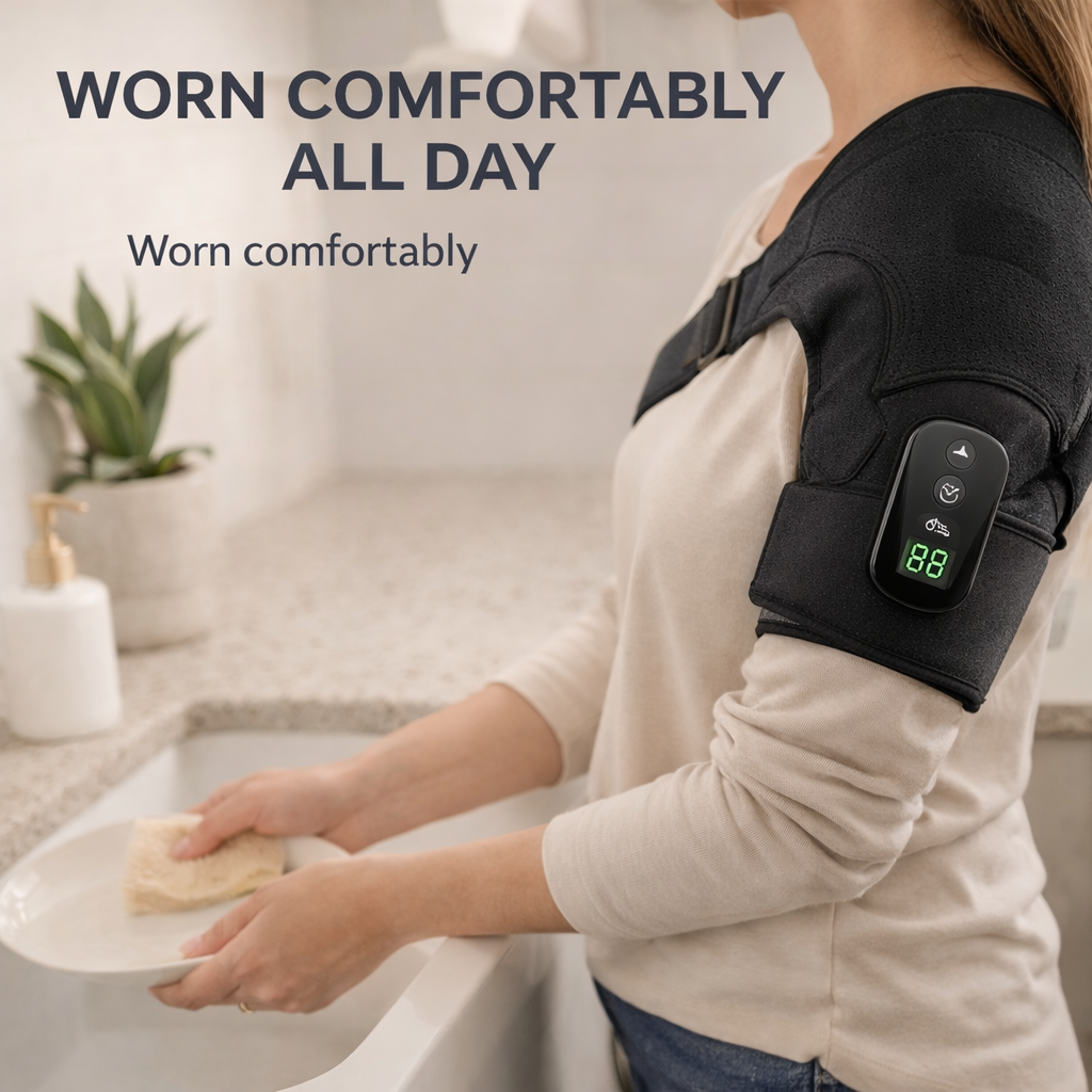 The Remivex Pro Shoulder Heating and Massager Pad