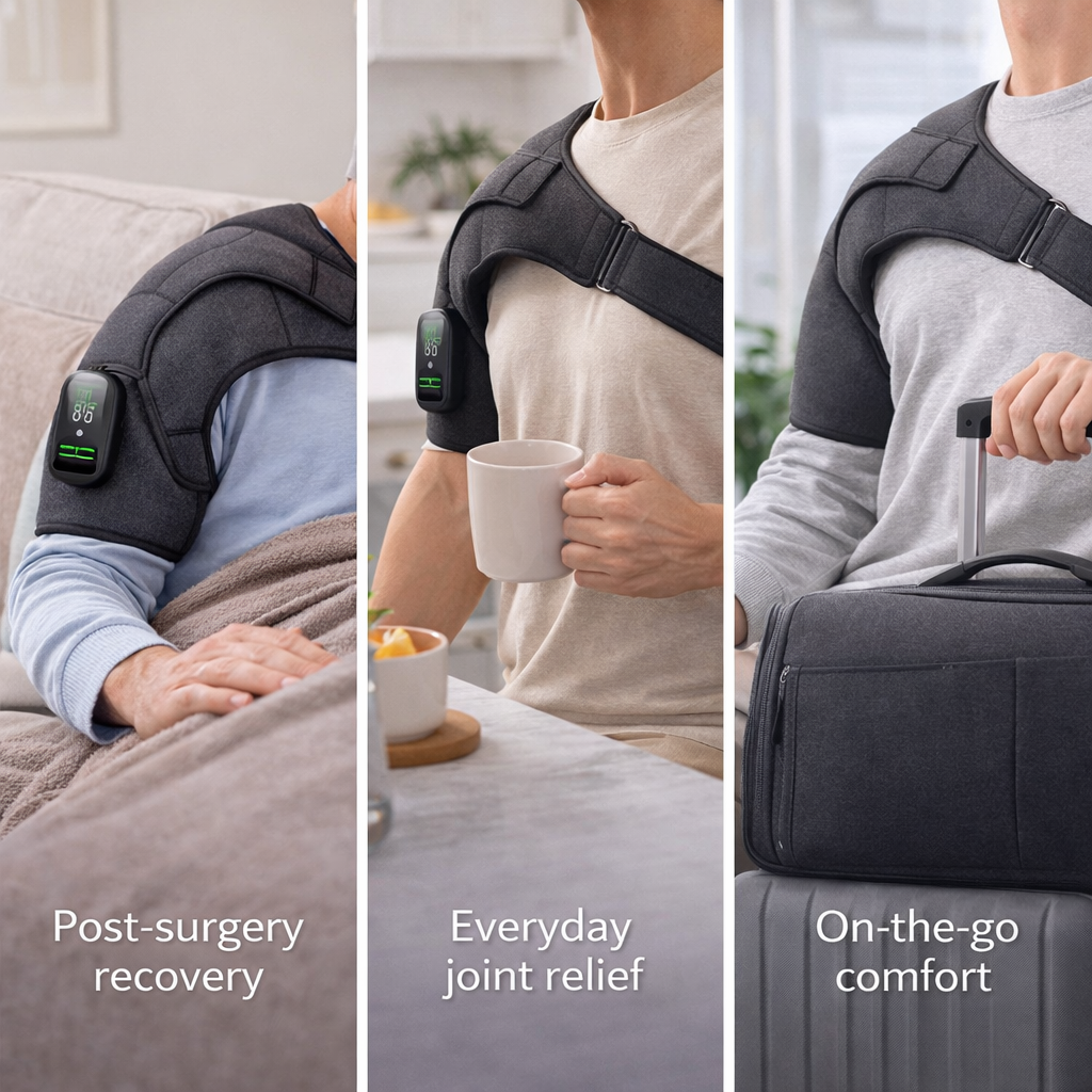 The Remivex Pro Shoulder Heating and Massager Pad