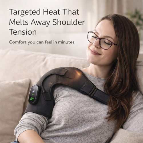 The Remivex Pro Shoulder Heating and Massager Pad