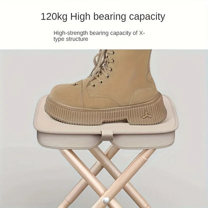 Lightweight Sturdy Frame Portable Heavy Duty Folding Camping Chair for Adults Outdoor Use Supports 440lb Capacity