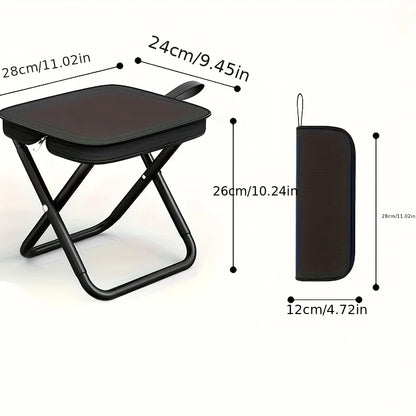 Lightweight Sturdy Frame Portable Heavy Duty Folding Camping Chair for Adults Outdoor Use Supports 440lb Capacity